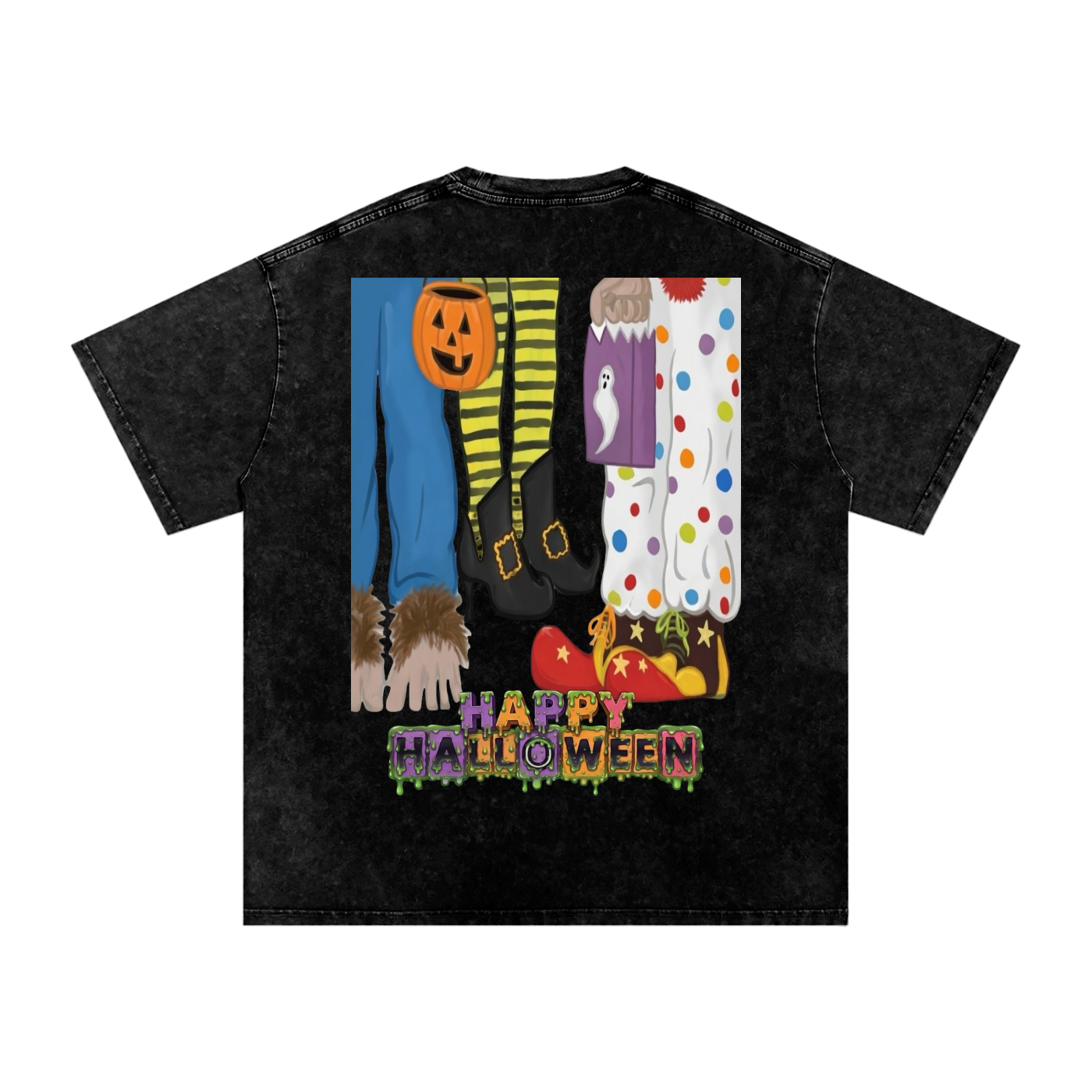 Trick Or Treat Oversized Cotton T-Shit