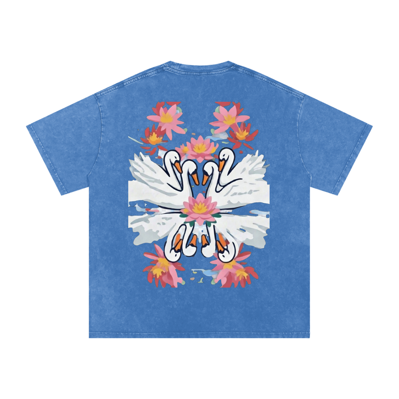 PF Snow Washed Oversized Cotton T-Shirt