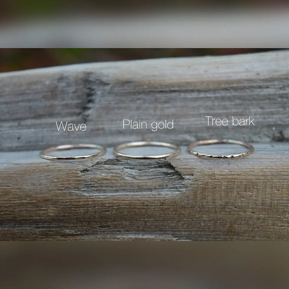 Thumbnail: Stacking Rings (14k gold-filled)