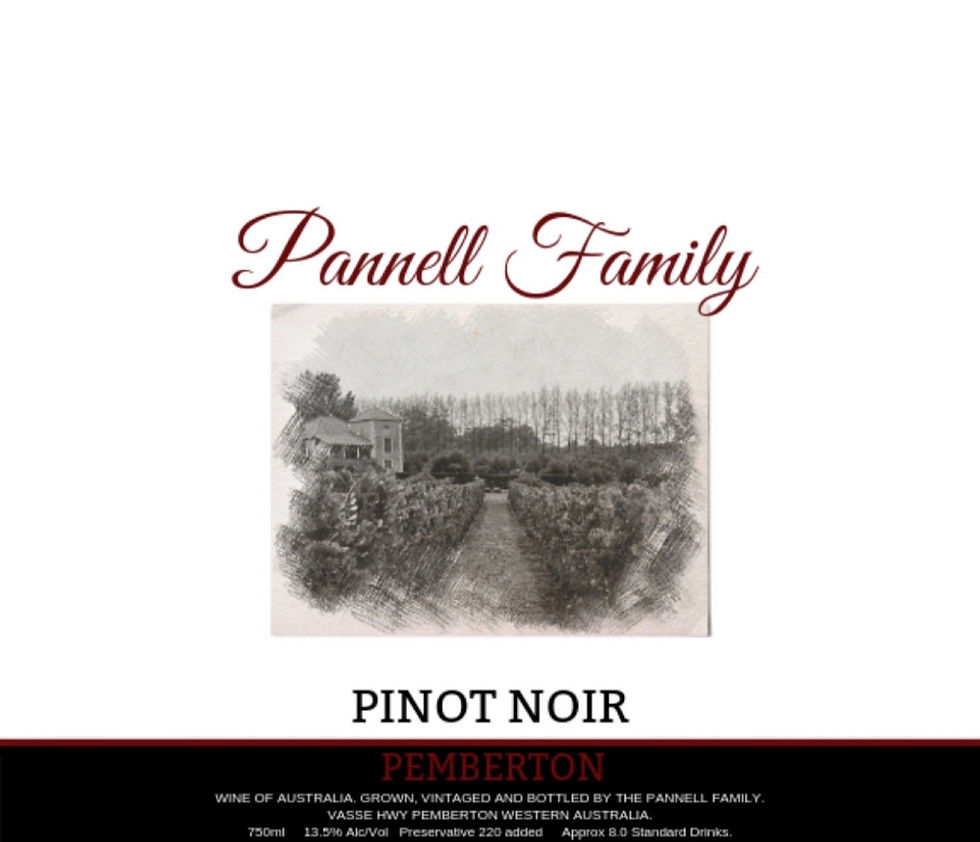 2022 Pannell Family Pinot Noir