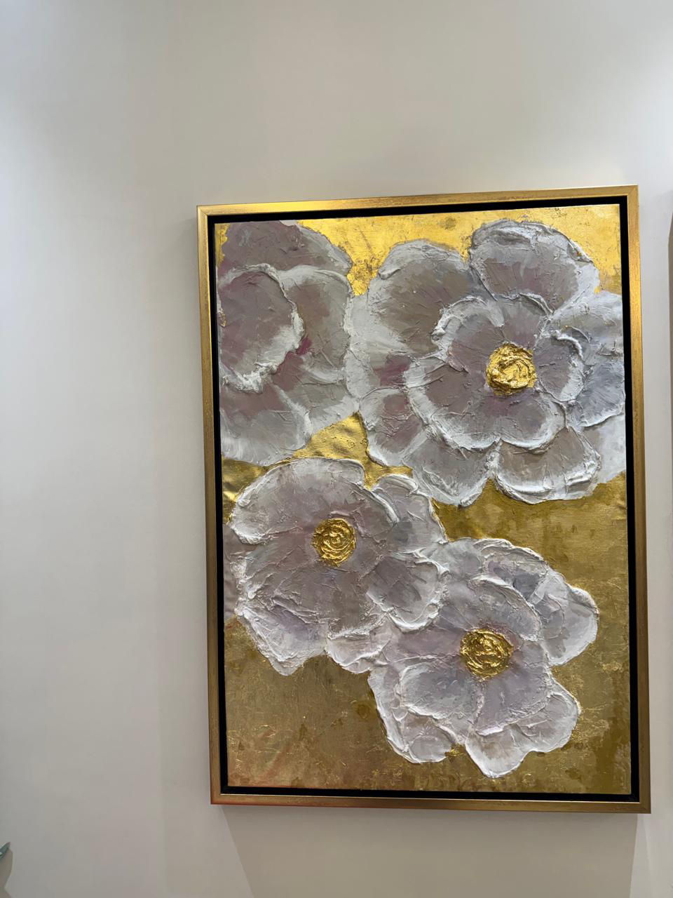 Thumbnail: Gold floral texture