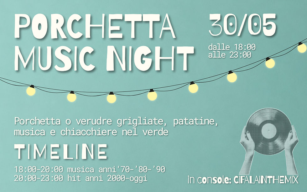 Porchetta Music Night