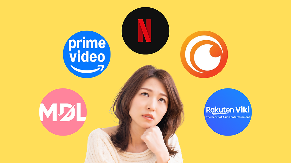 The options that are available for streaming Japanese entertainment