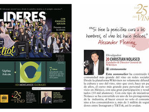 Sommelier 1 de los 25 líderes del vino en México