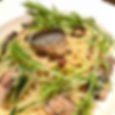 さんまと水菜のスパゲティ