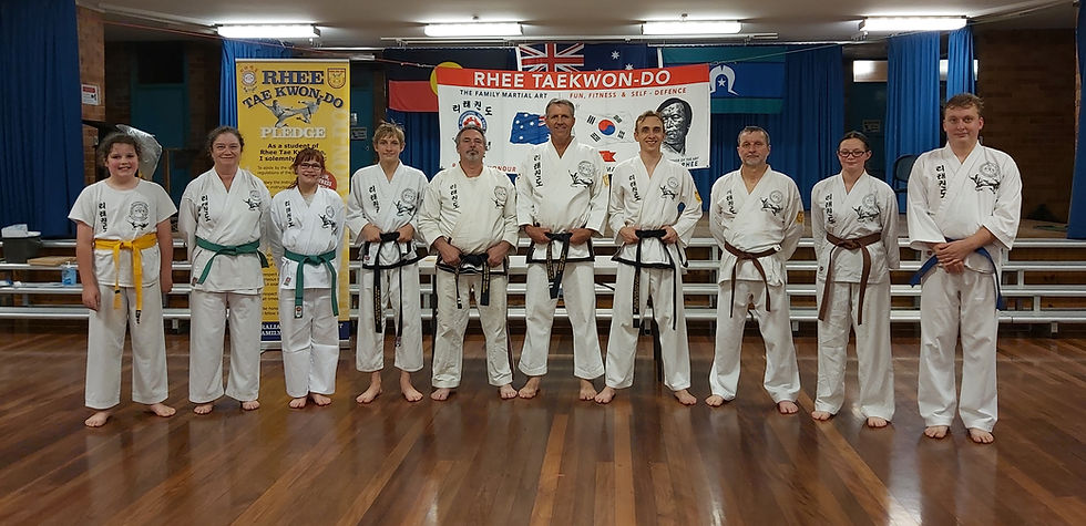 Rhee Tae Kwon-Do Port Macquarie and Kempsey Martial Arts Students and Instructors