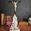 Thumbnail: Antique bisque porcelain crucifix with Mary and Mary Magdalene
