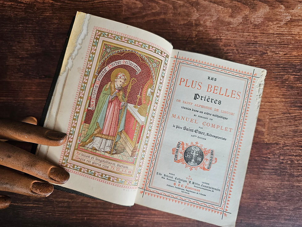 Thumbnail: Les plus belles prières Saint Alphonse de Liguori 1899 Casterman