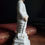 Miniature : Rare St Joseph with axe and lillies antique porcelain statue