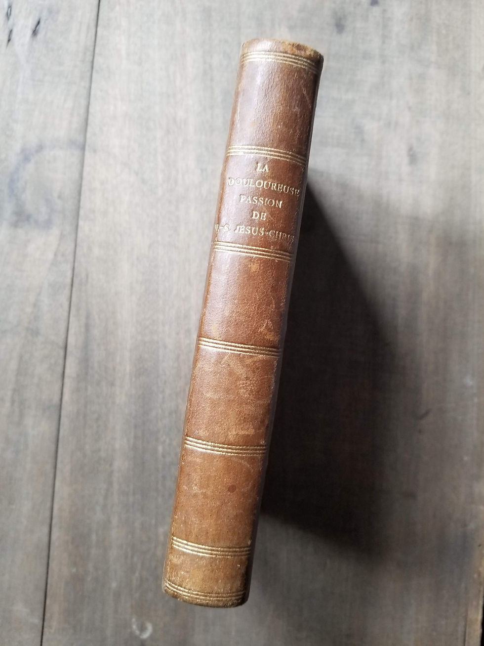 Miniature : Livre ancien 'La douloureuse passion de N.-S. Jesus-Christ'