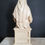 Miniature : Antique glazed terracotta statue of St Therese of Lisieux seated