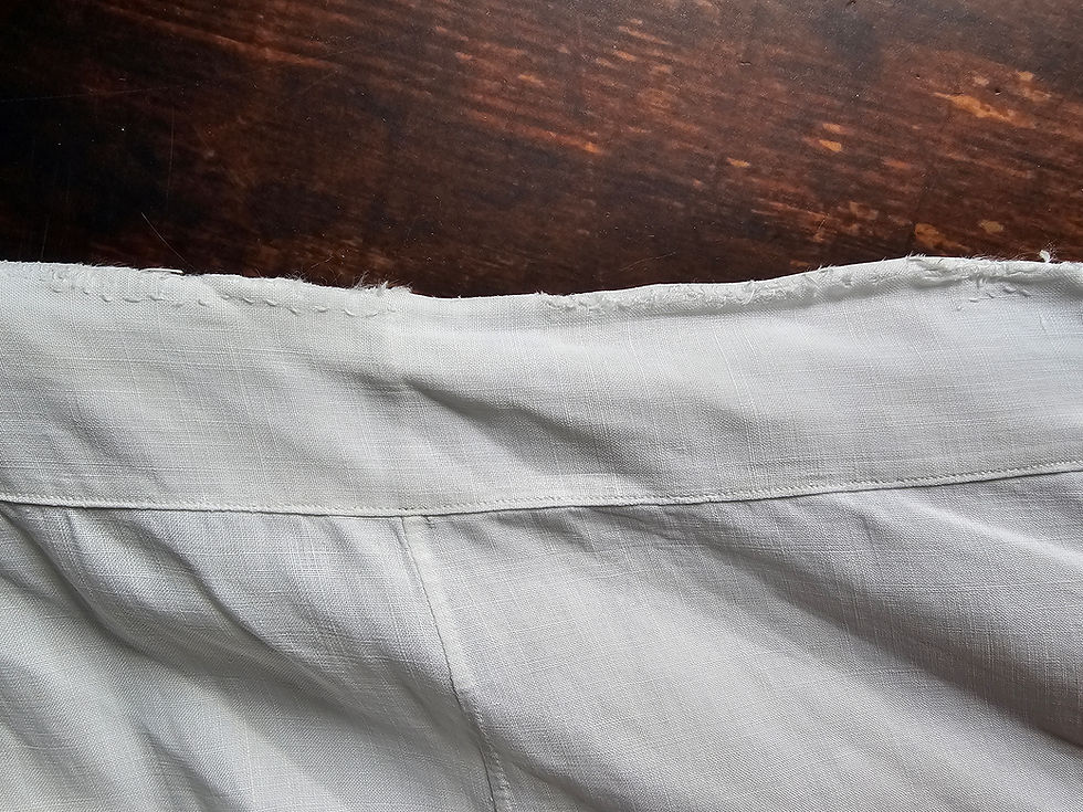 Miniature : Aube en coton et crochet vintage