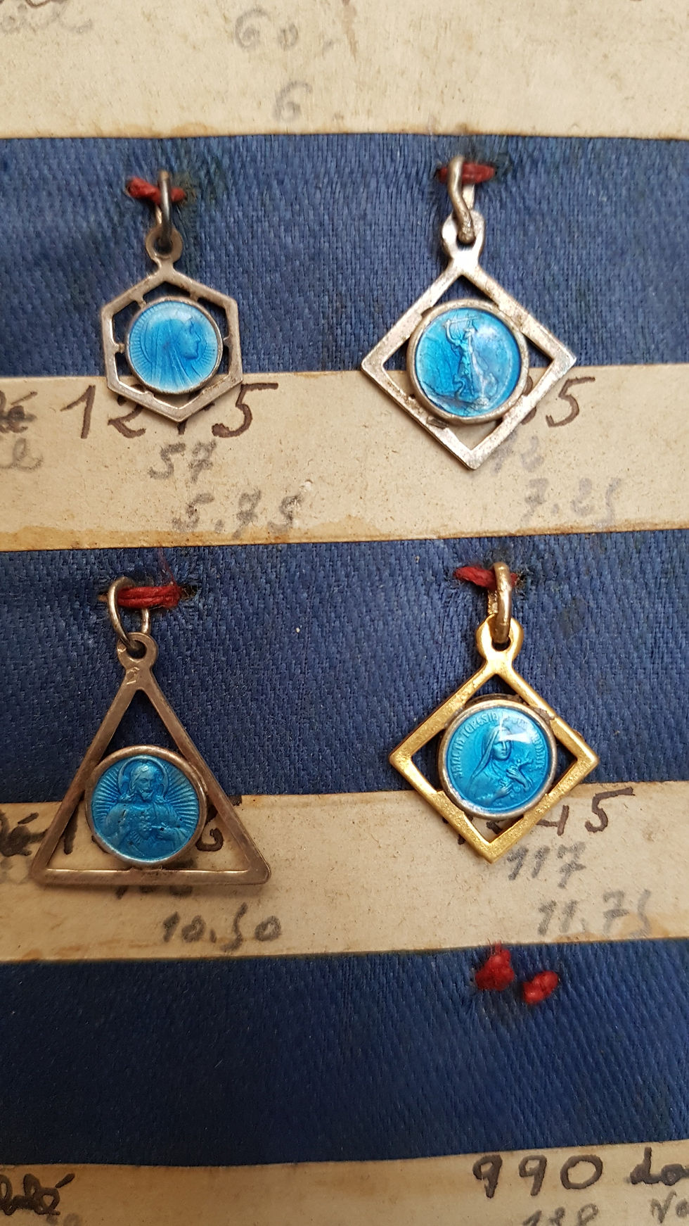 Miniature : French antique medals display card for shop or travelling salesman