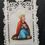Miniature : French antique Holy prayer card. Lace cut. Prayer to Jesus