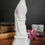 Miniature : French antique gilded porcelain statue Virgin Mary with Infant Jesus