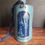 Thumbnail: French antique Holy water tin bottle canteen from Lourdes pilgrimage. Toleware flask
