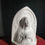 Miniature : French antique St Therese of Lisieux porcelain statue signed A Godard