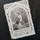Miniature : French antique Holy prayer card Infant Jesus with lace cut paper