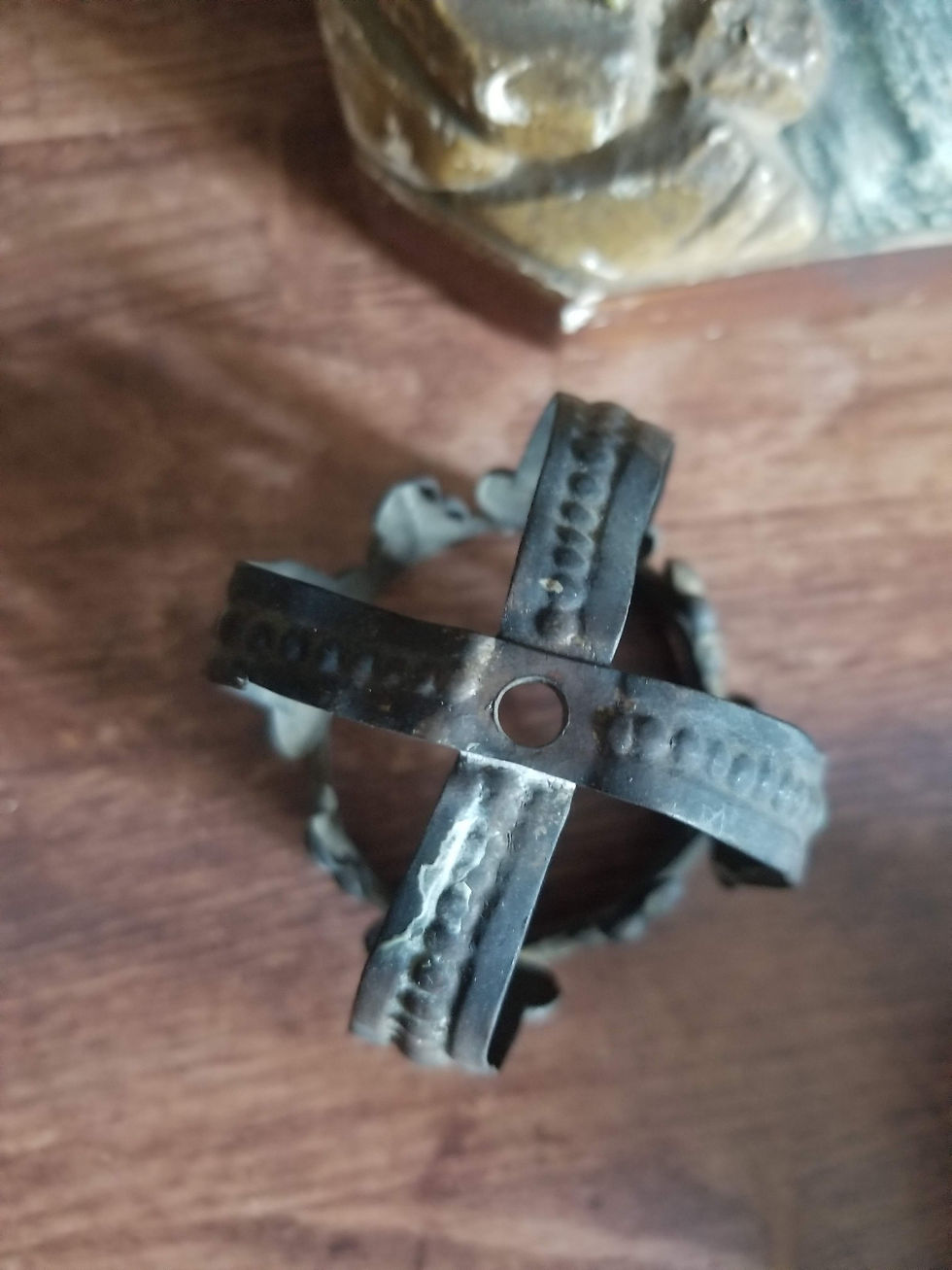 Miniature : Antique small crown for Mary, Saints and religious statues
