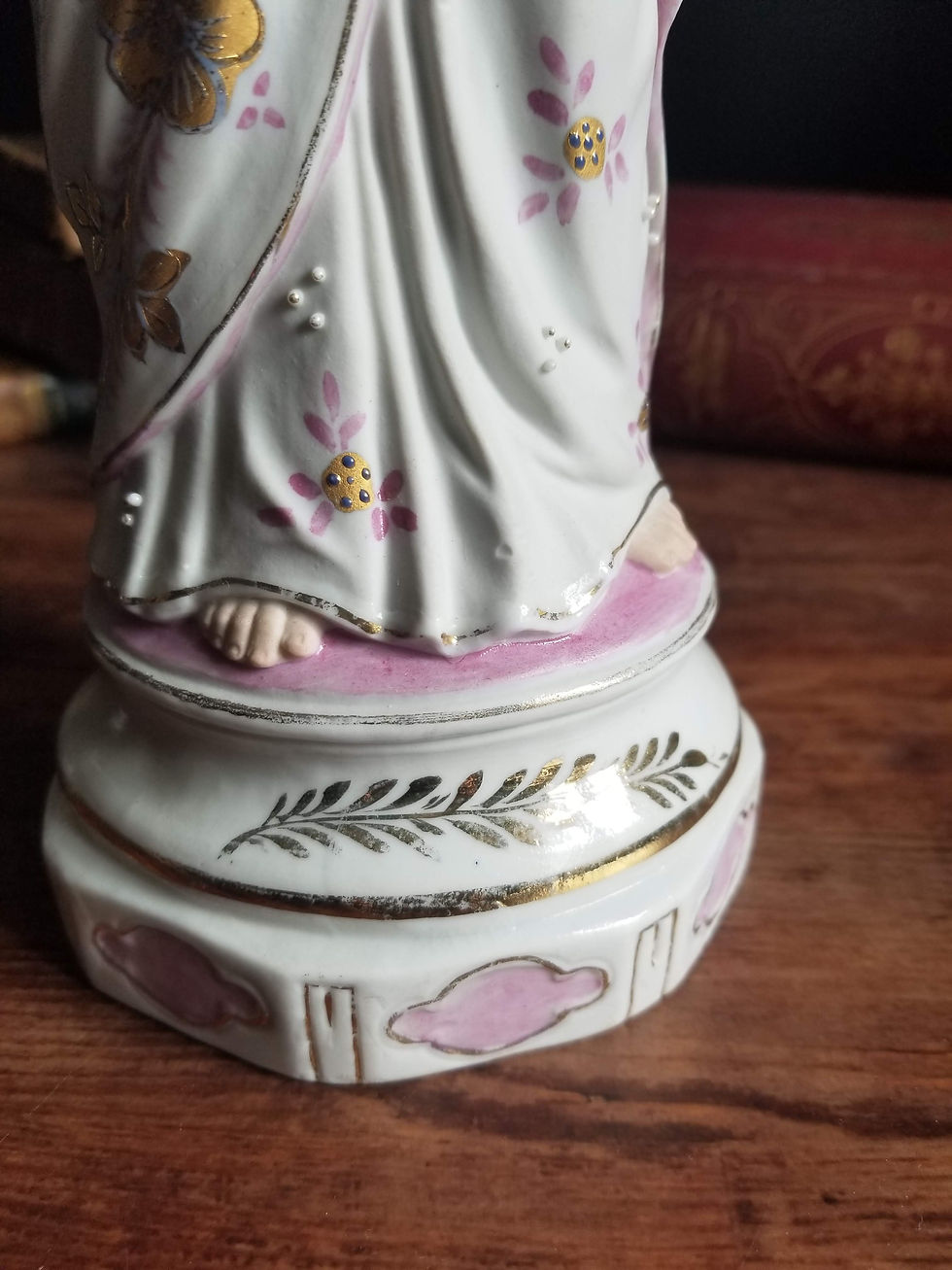 Miniature : Statue en biscuit du Sacré-Cœur de Jésus.