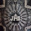 Thumbnail: Antique priest black chasuble with IHS Christogram and stole