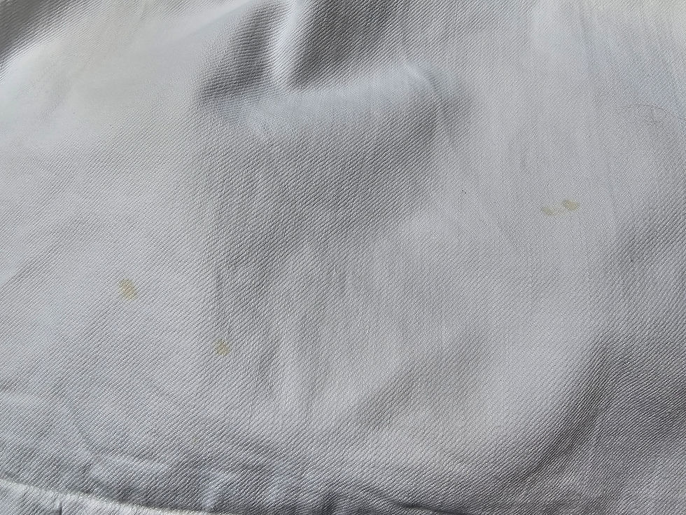 Thumbnail: Vintage hooded alb in thick white cotton