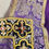 Thumbnail: Antique embroidered purple chasuble, stole, maniple and burse set