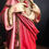 Miniature : Grande statue du Sacré Cœur de Jésus en plâtre peint