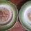 Miniature : French antique life of St Joan of Arc set of 8 plates by Longwy