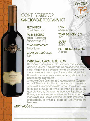 Conti Serristori Sangiovese Toscana IGT
