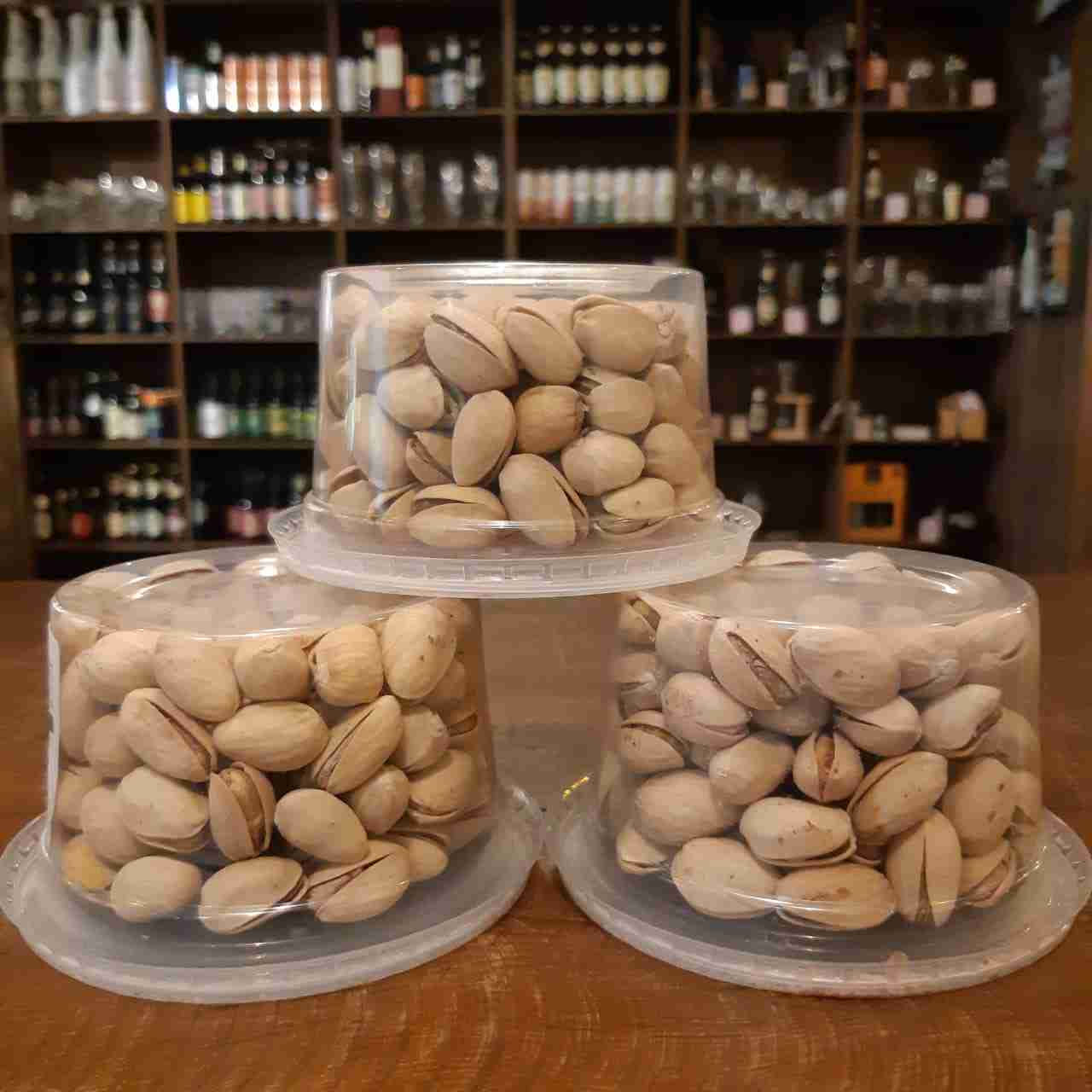 Pistache Torrado e Temperado com Casca - potinho entre 120g e 140g