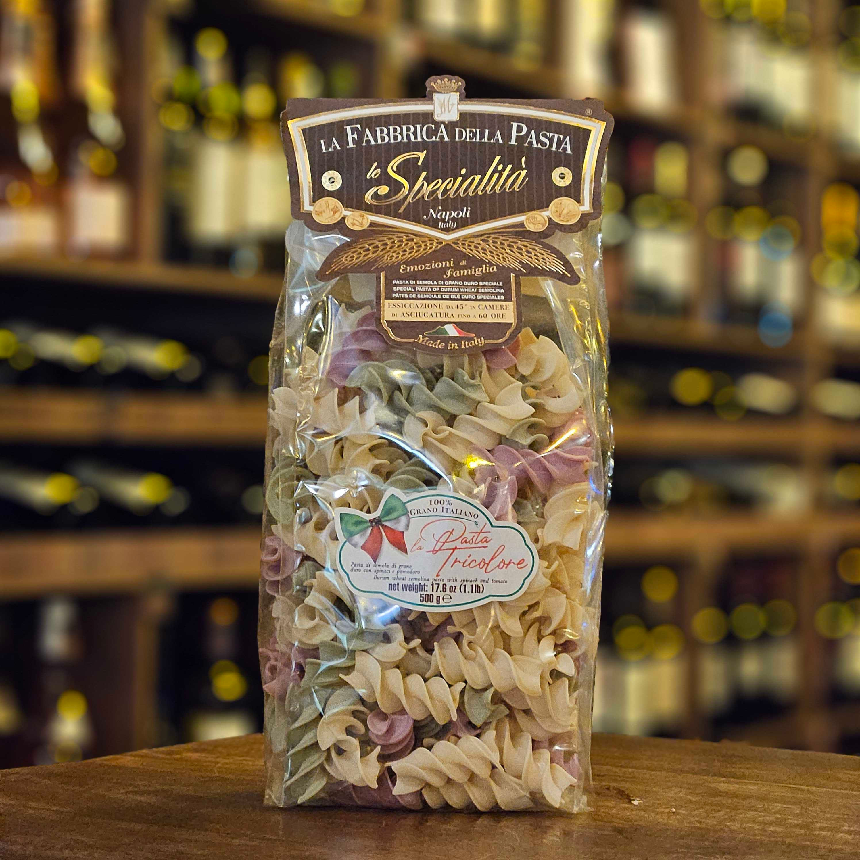 Massa Italiana Gragnano Fusilloni Tricolore Nº 81 500g