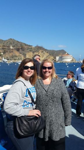 Keely and Elsa on Catalina for the Catalina Health Fair