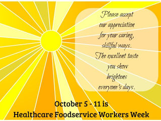 Healthcare Foodservice Workers Week