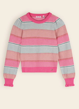 Nono- Kamelie Knitted Striped Sweater