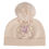 Thumbnail: A Dee  - Sabrina Beige Knitted Pom Teddy Hat