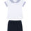 Thumbnail: Patachou -White & Navy Short Set