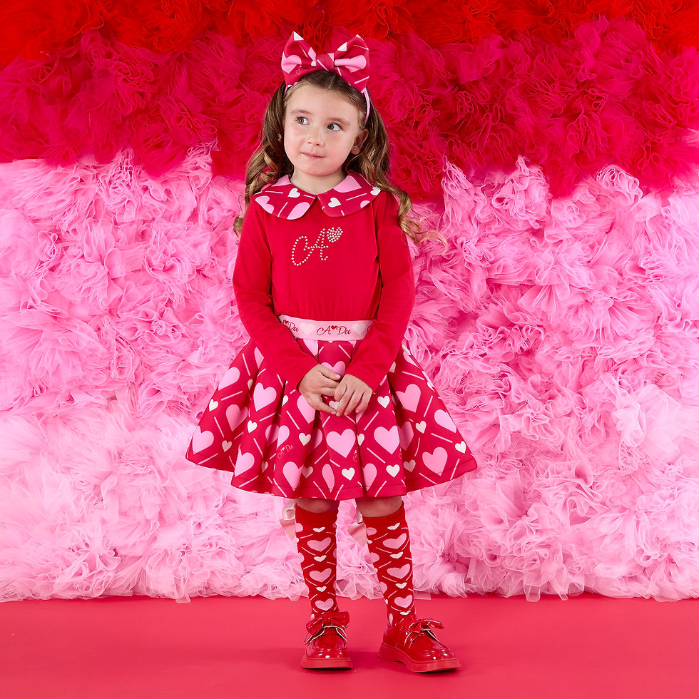 Thumbnail: A Dee- Lara Red Heart Dress