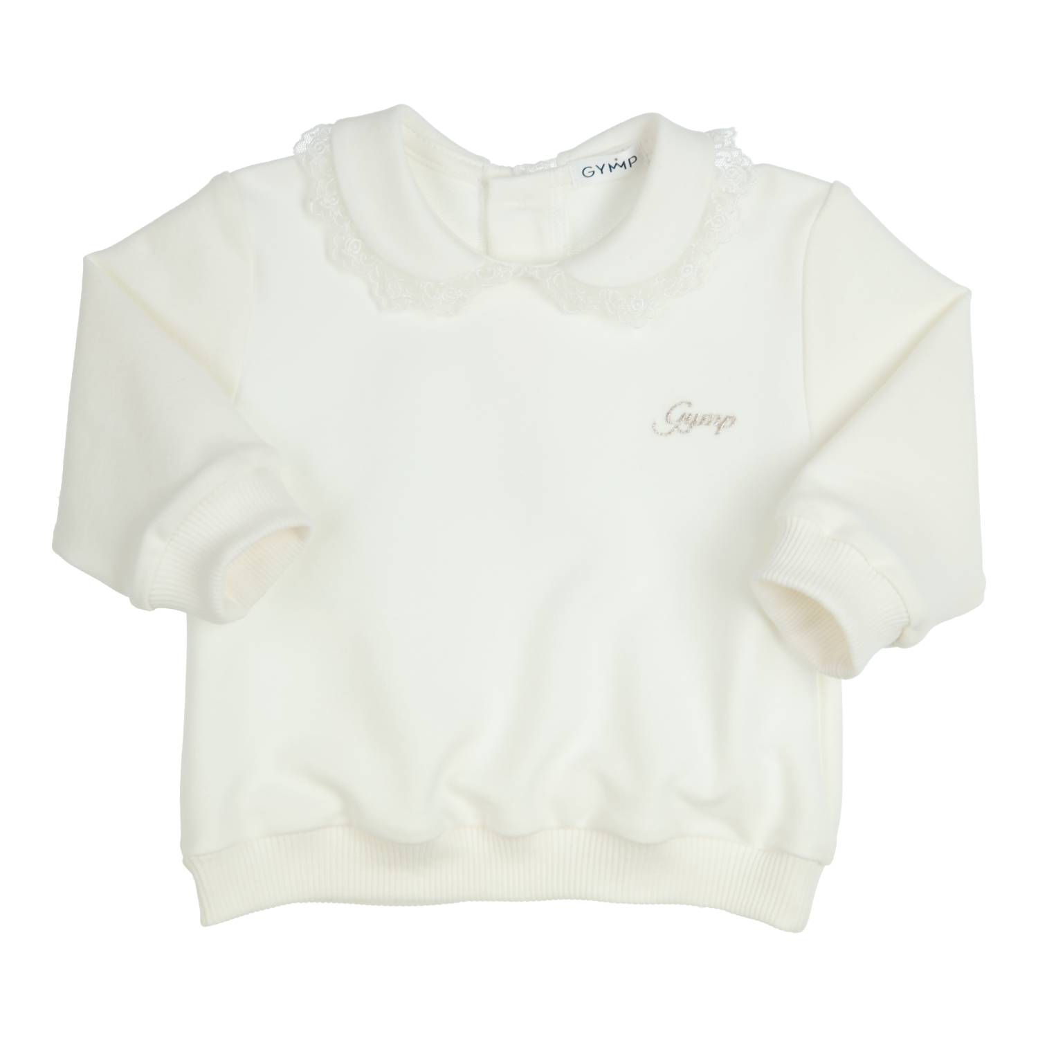 GYMP - Off White Sweater Frill Collar