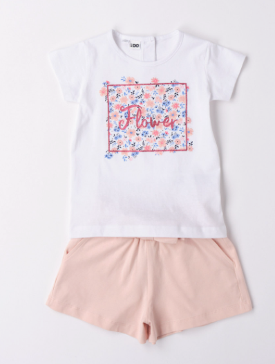 iDO - White Short Sleeve Set