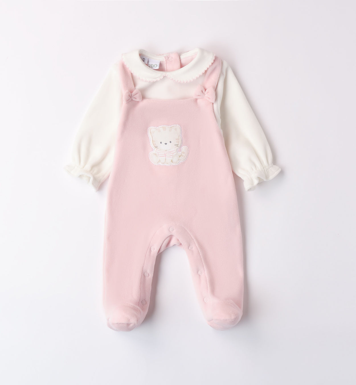 iDO - Pink & Cream Babysuit
