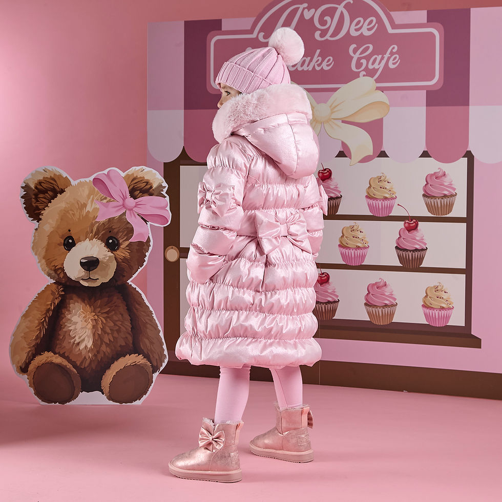 Thumbnail: A Dee- Montana Pink Metallic Coat