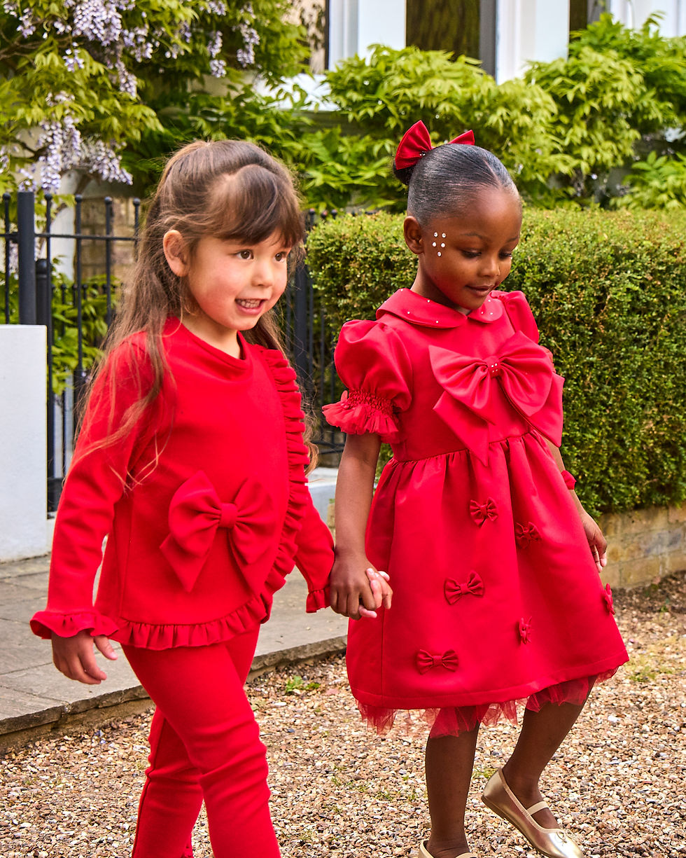 Thumbnail: Caramelo Kids - Bow Frill Legging Set
