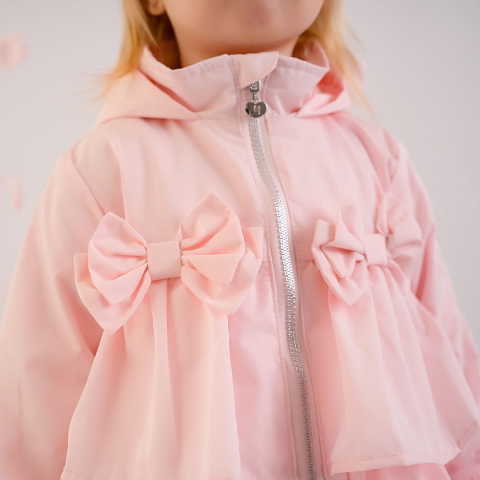 Thumbnail: Little A - Abbie Pink Bow Jacket