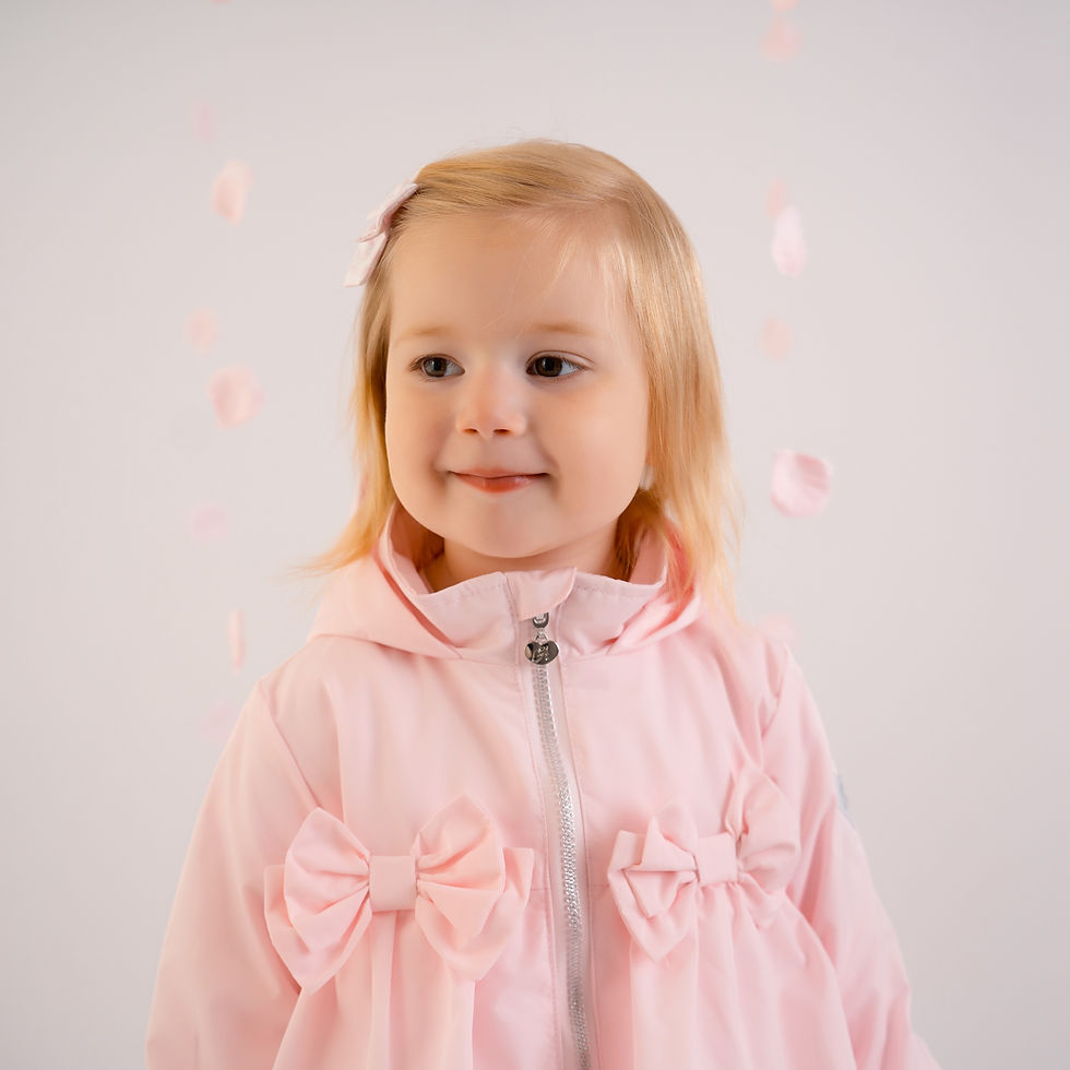 Thumbnail: Little A - Abbie Pink Bow Jacket