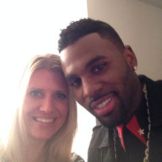 Jason Derulo and celebrity makeup artist Dawn Maloney