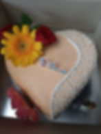 Flowers Anniversary Cake