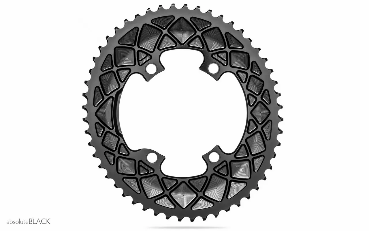 Absolute Black Oval ChainRing 110/4 Premium