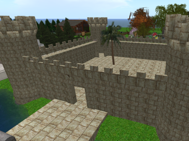 chateau fort en mesh par AL39