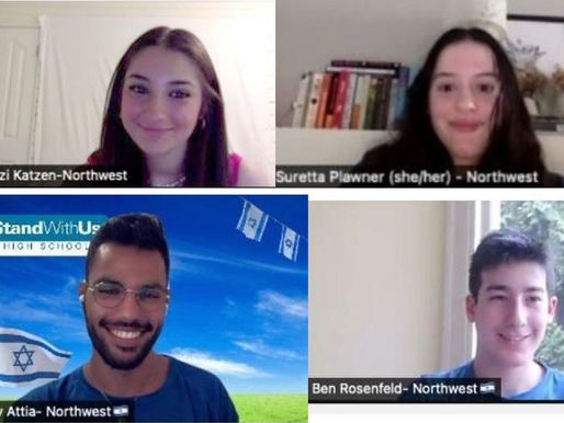 StandWithUs taps four students for programs